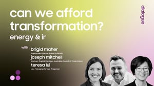 Dialogue: Can we afford transformation? Part Two