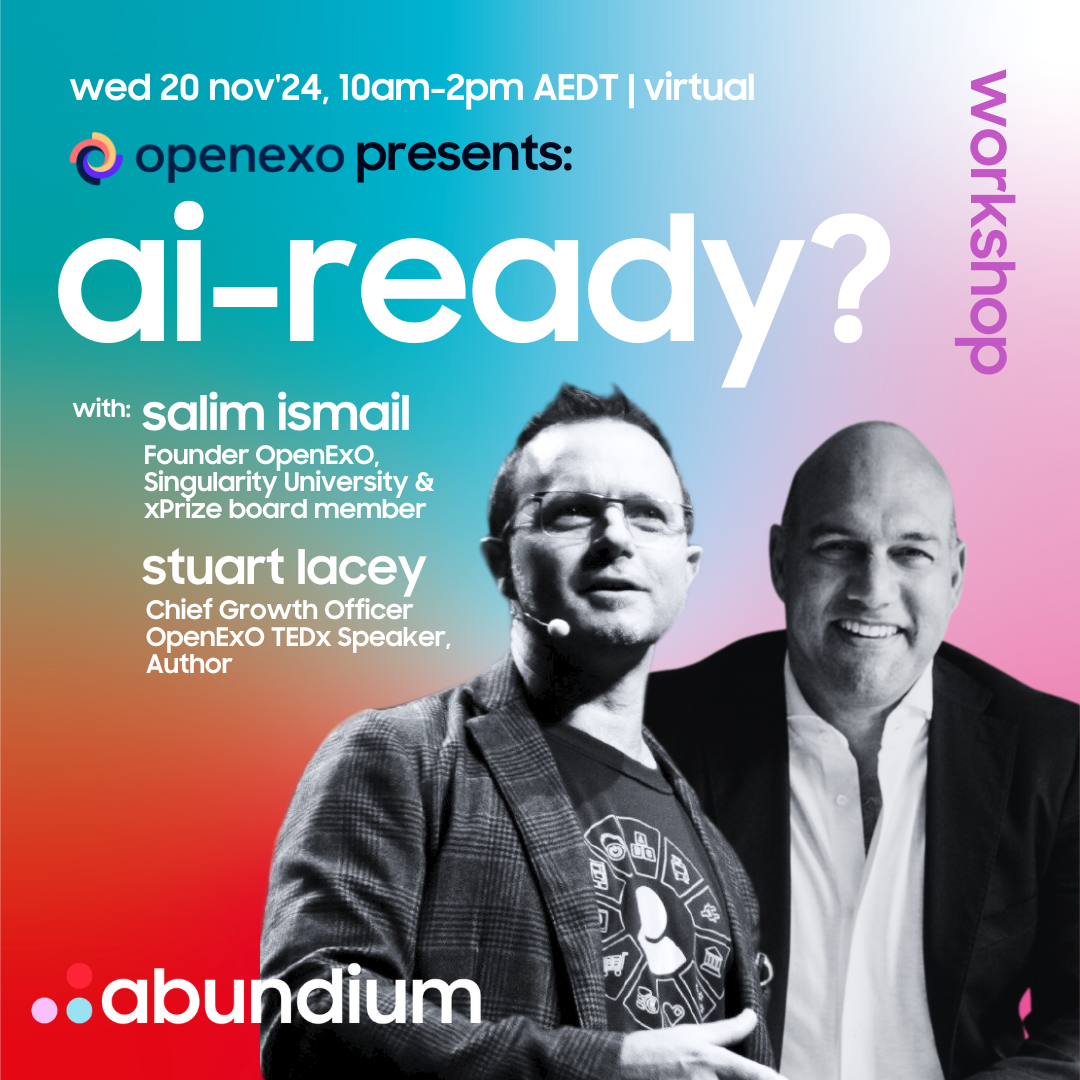 podcast: masterclass with salim ismail | sep'24